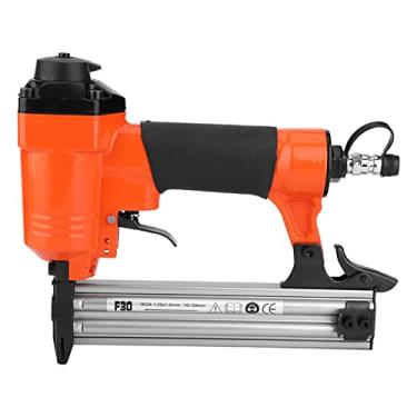 Imagem de Grampeador Pneumático de Unhas Retas Air Brad Nailer F30 de Grau Industrial, Economia de Energia, Corpo de Aço Fundido para Pregos Retos de 10-30 Mm, Japonês Rápido, Estável e
