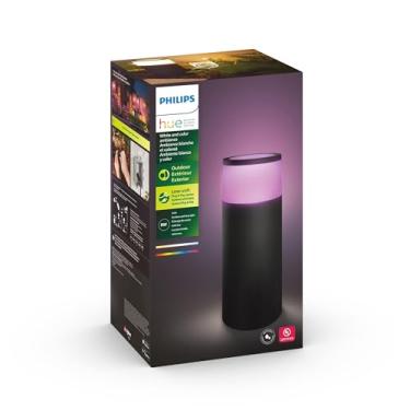 Imagem de Philips Hue Calla Luz de caminho inteligente para ambientes externos – Luzes LED brancas e coloridas – Iluminação de baixa tensão – 1 pacote – Requer ponte e fonte de alimentação – Controle com