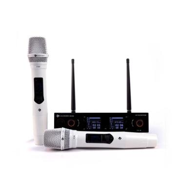 Imagem de Microfone Sem Fio Duplo Kadosh K502M Branco
