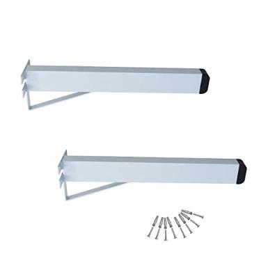 Imagem de Kit 2 Suportes p/Pia Parafusar Branco 40cm kit Instalação nv458p40