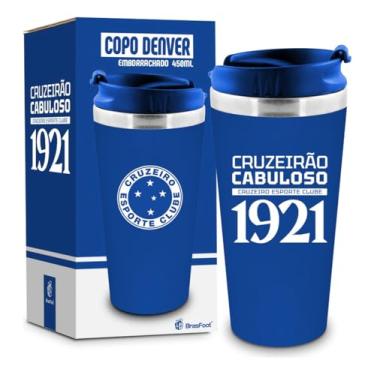 Imagem de Copo Denver Emborrachado Do Cruzeiro Esporte Clube Cor Azul