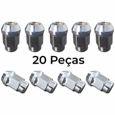 Imagem de 20 Un Porca Roda Onix Spin Cobalt D20 S10 Cruz Alta M12 Ch19 - TOURO