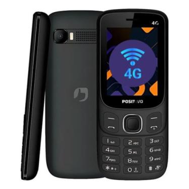 Imagem de Telefone Celular Simples Ideal Idoso P41 4g Botões Grande - Positivo