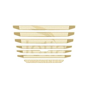 Imagem de Jogo Aplique Mascara Grade Para Scania G S5 Dourado - Venka