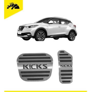 Imagem de Pedaleira Aço Inox Nissan Kicks - GPI