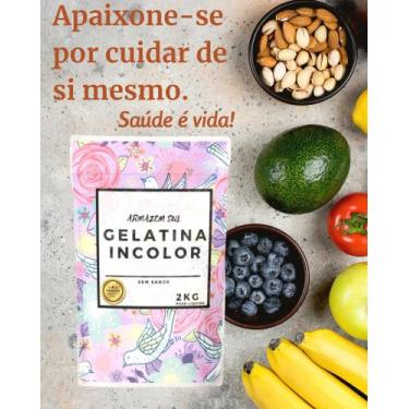 Imagem de Gelatina Incolor sem sabor 2kg - Armazém Sul