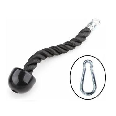 Imagem de Puxador Corda Triceps Unilateral Crossover Pulley Mosquetão - OCCY