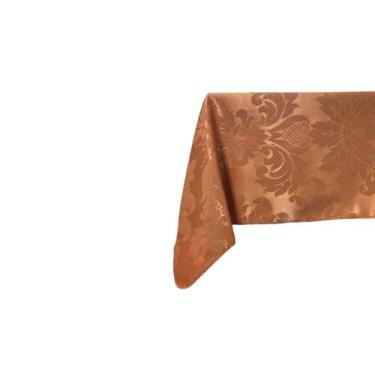 Imagem de Toalha de Mesa Retangular Jacquard - MUMUDECOR, 149 TERRACOTA, 1,40 X 