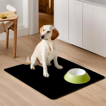 Imagem de 1 UN Base para Pote de Ração Pet: Reutilizável, Absorvente e Ecológico