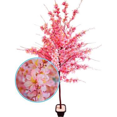 Imagem de Planta Artificial Árvore LÍRIO ROSA com 1,60 metros de altura - Flora 