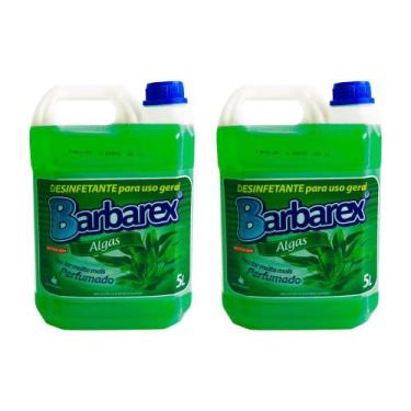 Imagem de Kit Desinfetante 5 Litros Algas 2 Unidades Barbarex