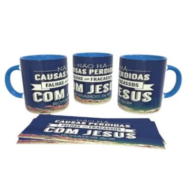 Imagem de Canecas Personalizadas Tema Gospel Cristã Evangelica - Estampa Sublima