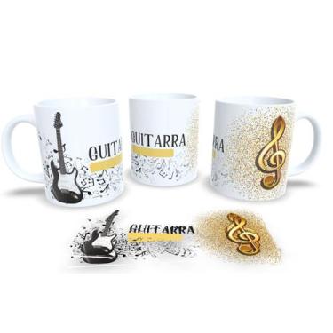 Imagem de Canecas de Porcelana Personalizadas Instrumentos Musicais - Estampa Su