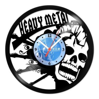 Imagem de Relógio De Parede Disco Vinil Música - Heavy Metal - VMU-056 - Moderna