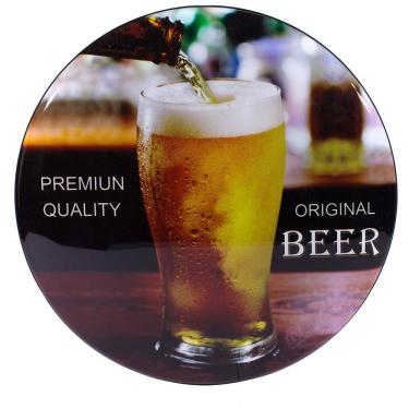 Imagem de Luminoso de Parede Cerveja Beer S/ Rótulo Retrô Vintage P Bar, Garagem, Churrasqueira,espaço Gourmet