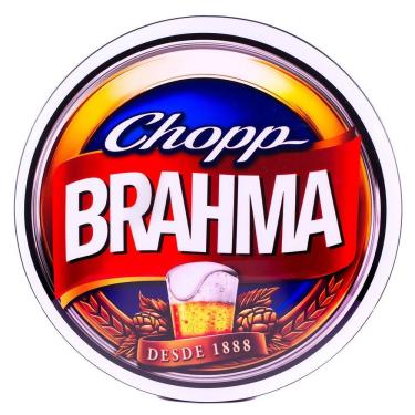Imagem de Luminoso de Parede Cerveja Brahma Chopp P Bar, Garagem, Churrasqueira, Espaço Gourmet, Buteco, Salão
