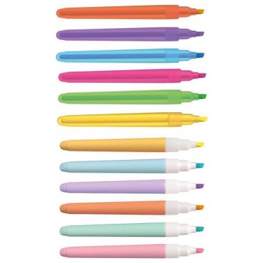 Imagem de Marca Texto Lumini Lite 6 Cores Neon + 6 Cores Pastel Cis Kit Completo