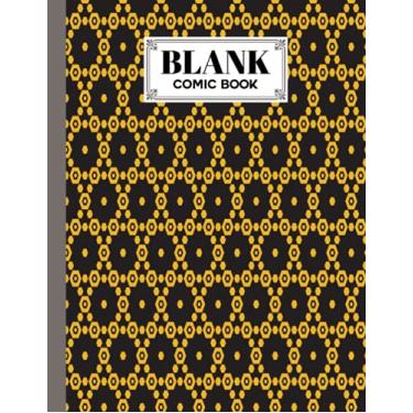 Imagem de Blank Comic Book: Hexagonal Cover, Create Your Own Story, Journal, Notebook, Sketchbook for Kids and Adults, 120 Pages - Size 8.5" x 11" Notebook by Ludmilla Janssen