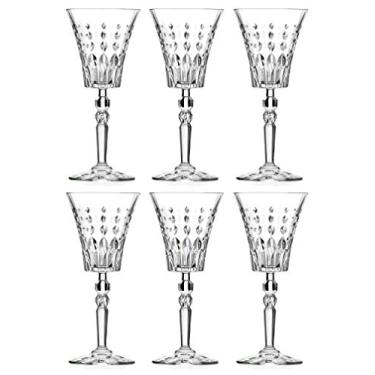 Imagem de Cálice - Taça de vinho tinto - copo de água - copos com haste - conjunto de 6 taças - vidro tipo cristal - 290 ml lindamente projetado - por Barski - Feito na Europa