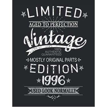 Imagem de 25. Geburtstag Limited 25 Jahre Edition 1996 Graphic Deko Vintage: RÄTSELBUCH - Lustiges Retro Geburtstags Geschenk, Geschenkidee - A4 (8,5x11) - 101 ... Sketch, Planer, Geburtstag, Jahrgang, Spruch