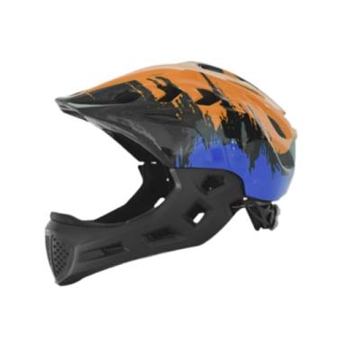 Imagem de rockible Capacete de Bicicleta para Atividades Infantis, Laranja Azul