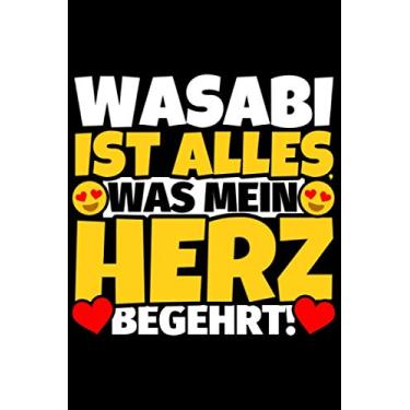 Imagem de Notizbuch liniert: Wasabi Geschenke für Wasabi-Liebhaber lustig