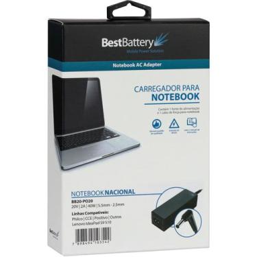 Imagem de Fonte Carregador para Notebook Positivo 42T4455 - BestBattery, 40 Watt