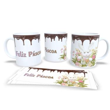 Imagem de Canecas de Porcelana Personalizada Páscoa Presentes Criativos e Cheios de Carinho