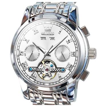 Imagem de Relógio Mecânico OLEVS Tourbillon Automático Masculino