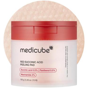 Imagem de Almofadas de Peeling Facial Medicube Red - Com Ácido Succionico e Pant