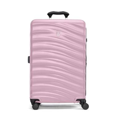 Imagem de Travelpro Bagagem despachada expansível Maxlite Air V2 Hardside, 8 rodas giratórias, mala rígida leve, trava TSA, rosa, xadrez médio 63 cm, rosa, Checked Medium 25-Inch, Travelpro Bagagem expansível