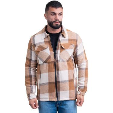 Imagem de JAQUETA MASCULINA TEXAS FARM - LAND - IN011 - XADREZ CARAMELO-Masculino