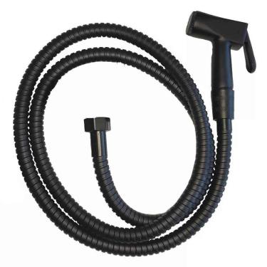 Imagem de Ducha Higienica Fosco Chuveirinho Completa Banheiro Mangueira Suporte Casa Lavabo Flexivel Box