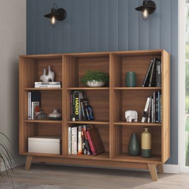 Imagem de Estante para Livros Baixa 9 Nichos Amelia