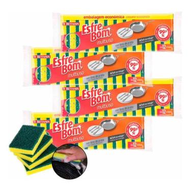 Imagem de Esponja Multiuso Esfrebom Bettanin Leve 48 Pague 40 Unidades - Betanin