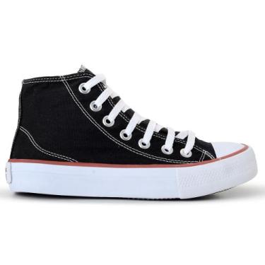 Imagem de Tênis Bota Casual Esportiva Academia Unissex NS STAR, Preto, 42