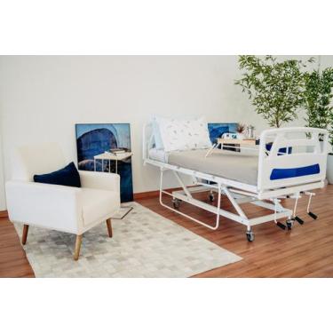 Imagem de Cama hospitalar Bleeze 3 movimentos manual costas pernas e leito com c