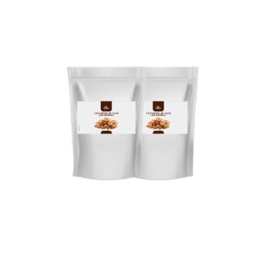 Imagem de Kit com 2 kg de Castanhas de Caju em Banda Oner Torradas e sem Sal para Lanches Saudáveis Receitas e Dietas Equilibradas 100% Natural Crocante e Rica em Nutrientes