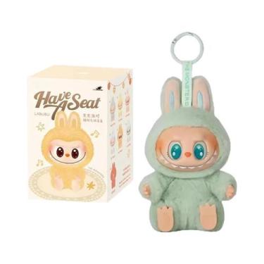Imagem de Figura de Vinil Labubu Anime - Caixa Cega com Brinquedo e Chaveiro, 1 