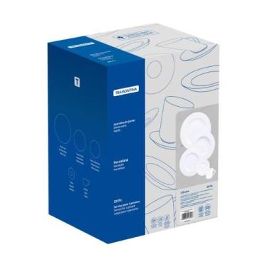 Imagem de Aparelho de Jantar Tramontina Vibrare em Porcelana Decorada 20 Peças