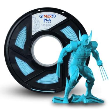 Imagem de Filamento Pla Plus 1kg Impressão 3d Nacional (Ciano)