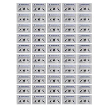 Imagem de Vomeko 50, PCS Cartão De Crédito Leitor Cartões De Limpeza, POS Swipe Terminal Cartões De Limpeza, para Impressoras De Cartão Máquinas ATM