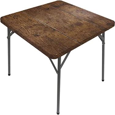 Imagem de Capa de mesa de madeira ajustada, estampa de textura de prancha de madeira, toalha de mesa impermeável interna/externa, sala de jantar de pátio e cozinha, serve para mesa de 122 x 172 cm