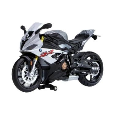 Imagem de BMW S1000RR Escala 1:12 Brinquedo De Motocicleta De Corrida De Metal F