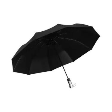 Imagem de Guarda-chuva Unissex Grande, Automático, À Prova De Vento, Dupla Camad