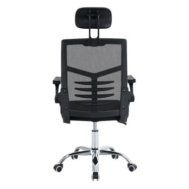 Imagem de Cadeira Escritório Executiva Diretor Conthey Athos Malha Mesh Premium Ergonômica Apoio Cervical Altura Ajustável Preta