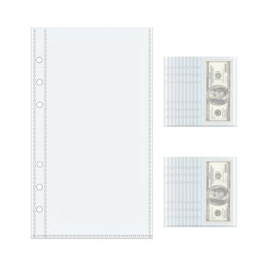 Imagem de NatSumeBacis 20 A6 bolsos para fichário com bolsos sem zipless orçamento PP dupla face envelopes planejadores mangas de inserção 5,6 cm x 9 cm protetores de folhas para cartões, notas e fotos