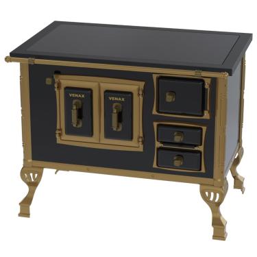 Imagem de Fogao a Lenha Venax GII n 2 Colonial Premium Preto SE