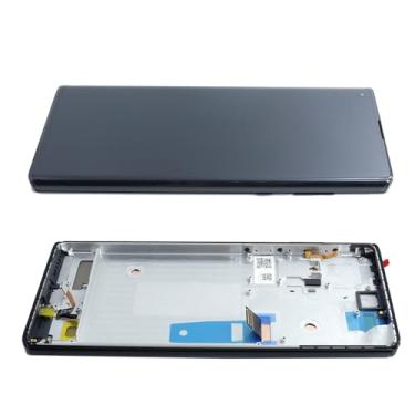 Imagem de Avvood Digitalizador de tela sensível ao toque para Motorola Moto Edge+ Plus 2020/Edge Plus UW 2020 XT2063 XT2061 XT2063-2 XT2063-3 XT2063-1 LCD com substituição de montagem de moldura, 6,7 polegadas