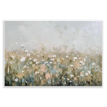 Imagem de Stupell Industries Arte de parede Pastel Meadow Wildflowers por Elara Yasna, 13 x 19